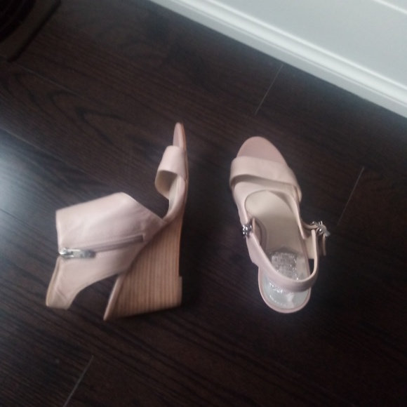 Wedge shoe in natural colour leather - Picture 5 of 5